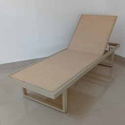 Espreguiçadeira Ipanema sem Braço - Alumínio com Tela Sling MÓVEIS E LAZER - 1