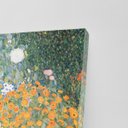 Ver imagem 3 de Quadro Jardim Florido Gustav Klimt Flores Canvas 60x60cm