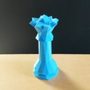 Ver imagem 2 de Rainha - Peça Decorativa De Xadrez , Estatueta 13.5 Cm De Altura - Toque 3D:Azul Claro