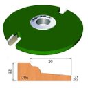 Ver imagem 1 de Fresa Almofada Ø 170 mm x 22 mm x Furo 30 mm - 02Z Widea 170601 Indfema