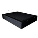 Ver imagem 2 de Conjunto: Box Baú Suede Preto + Colchão Multi Support - 200 Kg por Pessoa - Casal 138x188x77