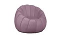 Ver imagem 4 de Kit Poltrona Giratória Concha C/ Puff + Almofada Veludo Rose - Londrilar