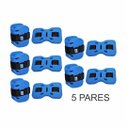 Ver imagem 1 de Kit 5 Pares Caneleira Hidroginástica Eva 2kg a 3kg Pronado.