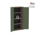 Ver imagem 4 de Armário Alto para Escritório 2 Portas com Chave 160cm Linha P15