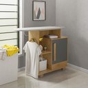 Ver imagem 3 de Tábua de Passar Roupa Organizadora Havaí RV Móveis Cinamomo/Grafite