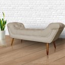 Ver imagem 3 de Conjunto Sienna Cabeceira e Recamier Queen 160 cm Suede Cappuccino