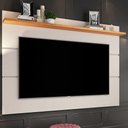 Ver imagem 1 de Painel para Tv até 60 Polegadas Hemera 1 Prateleira Off White/nature - Pnr Móveis