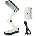 Ver imagem 1 de Luminária de Mesa Articulada 24 Leds Recarregável Abajur Dpled-5s Led-666
