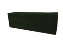 Ver imagem 2 de Recamier Puff Baú Sapateira com Gaveta 1,38cm para Cama Box Padrão - Verde