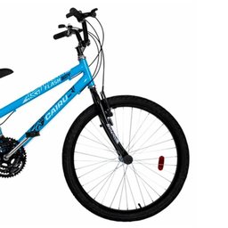 Bicicleta Aro24 21m. Masc Flash Cores Cairu - 311891 Azul Turquesa - 3