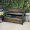 Ver mais imagens de Banco e Baú de Jardim 227l Deco Signature – Textura Madeira – Keter