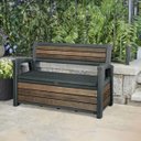 Ver imagem 7 de Banco e Baú de Jardim 227l Deco Signature – Textura Madeira – Keter
