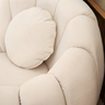 Poltrona Concha Base Fixa Almofadas Redonda Larbelle Moveis - 3