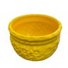 Cachepot Vaso Decorativo Amarelo De Cerâmica14 x 9cm Bea Decor - 1