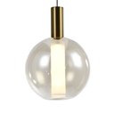 Ver imagem 2 de Lustre Pendente Skylight Spia 4089 21cm Led Bivolt Dourado e Transparente