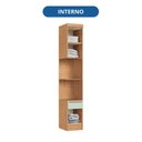 Ver imagem 6 de Módulo para Quarto 217cm x 35,6cm Infinity Marrom/Cedro/Pistache Line