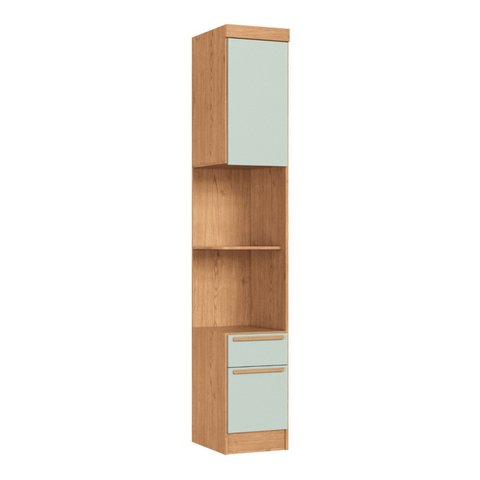 Módulo para Quarto 217cm x 35,6cm Infinity Marrom/Cedro/Pistache Line