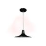 Luminária Pendente Chapéu Chinês Cozinha Sala Quarto Luxo:preto - 1
