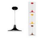 Ver imagem 3 de Luminária Pendente Chapéu Chinês Cozinha Sala Quarto Luxo:preto