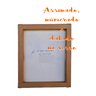 Mini Quadro Decorativo de Galo Colorido Estilizado Medindo 30x25cm Pintado - 10