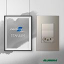 Ver imagem 3 de Módulo Interruptor Simples Alumbra Inova Pro Class Titanium