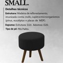 Ver imagem 3 de Kit 2 Puff Puf Para Sala Pes Palito Small Veludo SL 944 Peer
