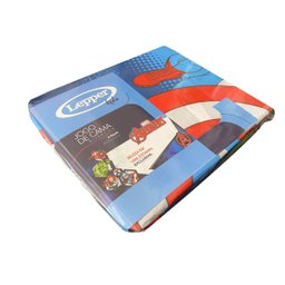 Jogo de Cama Infantil Lepper Vingadores Solteiro 2 Peças Microfibra Azul - 4