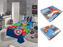 Ver imagem 6 de Jogo de Cama Infantil Lepper Vingadores Solteiro 2 Peças Microfibra Azul
