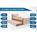 Ver imagem 4 de Colchão Solteiro Ortobom D33 (2un) + Bicama Elza Branco