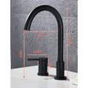 Ver imagem 3 de Torneira Para Banheiro Luxo Monocomando Gold Dourado Alta