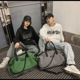 Bolsa Academia Xadrez Multifuncional Confortável Impermeável:preto - 4