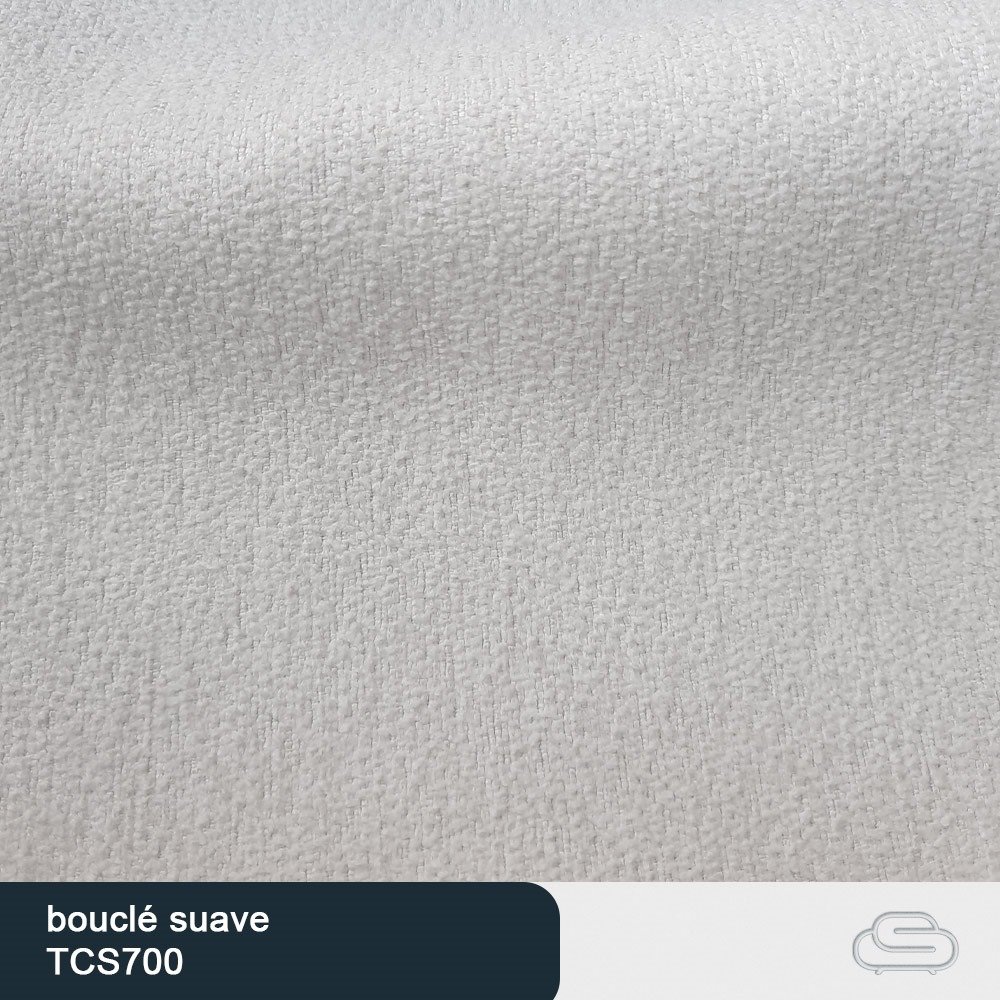 Cama Japonesa com Cabeceira Corea Queen Courino Caramelo / Bouclé Suave Off White - Sallar Home - 3