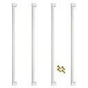 Ver imagem 1 de Kit 4 Puxador 608mm Alumínio Armário Móveis Cômoda Roupeiro