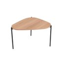 Ver imagem 3 de Mesa de Centro Orgânica 58,5cm Pé Metal Móvel na Caixa