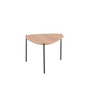 Ver imagem 5 de Mesa de Centro Orgânica 58,5cm Pé Metal Móvel na Caixa