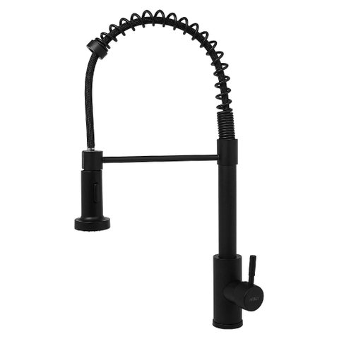 Misturador Monocomando Gourmet de Cozinha Linha Luxor 3017 Preto Fosco