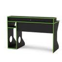 Ver imagem 7 de Mesa Gamer Escrivaninha Fremont 130cm Preto E Verde