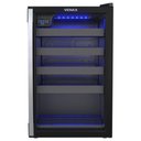 Ver imagem 5 de Conjunto Venax Cervejeira Blue Light e Adega Piubella Preto Fosco Porta Invertida 110v