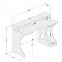 Ver imagem 6 de Mesa Gamer Escrivaninha Fremont 130cm Preto E Vermelho