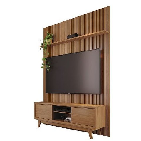 Rack com Painel Milo Cumaru - Madetec Móveis