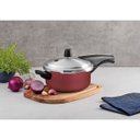 Ver imagem 3 de Panela de Pressão Tramontina Vancouver Alumínio Antiaderente Starflon Max Vermelho 20cm 3l