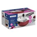 Ver imagem 4 de Panela de Pressão Tramontina Vancouver Alumínio Antiaderente Starflon Max Vermelho 20cm 3l