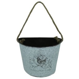 Vaso de Metal Moderno 18x11x13,5cm Decoração Elegante e Sofisticada para Seu Ambiente - 1