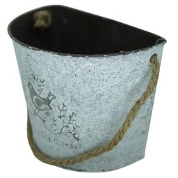 Vaso de Metal Moderno 18x11x13,5cm Decoração Elegante e Sofisticada para Seu Ambiente - 2