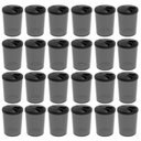 Ver imagem 1 de Kit 24 Farinheiras Porta Farofa Temperos com Tampa 400ml Crippa Fumê