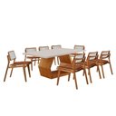 Ver imagem 2 de Conjunto de Jantar Ane 8 Lugares com Cadeiras Eva Premium Imbuia 220cm Mobillare