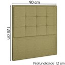 Ver imagem 4 de Cabeceira Solteiro 90 cm Lhots Linho SL 75 Peer