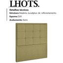 Ver imagem 3 de Cabeceira Solteiro 90 cm Lhots Linho SL 75 Peer