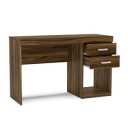 Mesa para Escritório Malta 2 Gavetas 120cm Politorno New Avelã - 8 Mesa para Escritório Malta 2 Gavetas 120cm Politorno New Avelã - 8