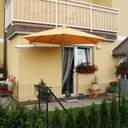 Ver imagem 2 de Ombrelone Guarda Sol Parede 2m Alumínio Natural Cobertura Uv:camel